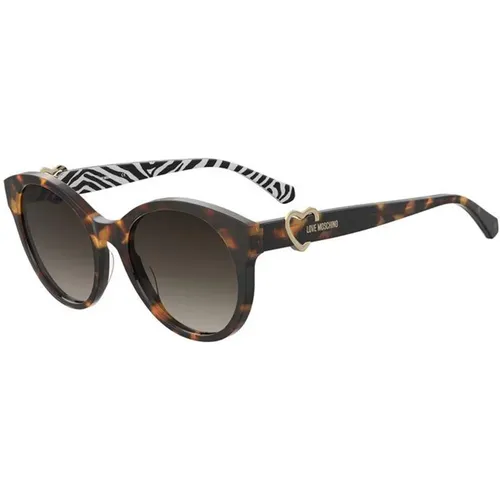 Stylish Sunglasses with Shaded Lenses , female, Sizes: 54 MM - Moschino - Modalova