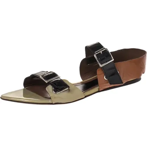 Pre-owned Leather sandals , female, Sizes: 6 UK - Marni Pre-owned - Modalova