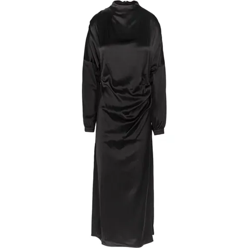 Schwarzes Kleid FVA - Da5106 , Damen, Größe: 2XS - Ottod'Ame - Modalova