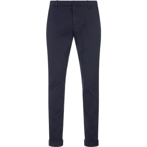 Slim Chino Trousers Gaubert Style , male, Sizes: W33, W34 - Dondup - Modalova