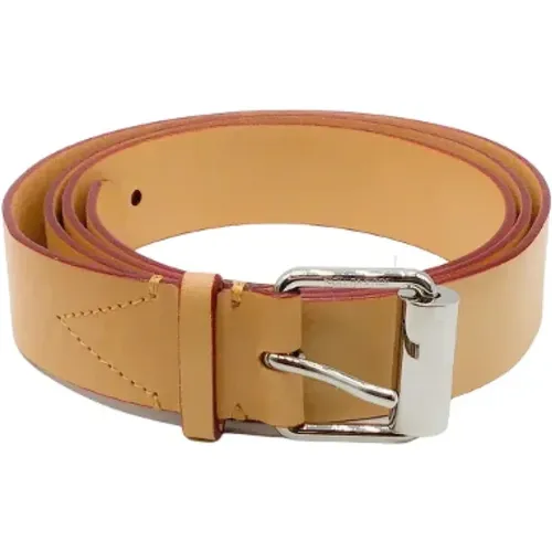 Pre-owned Leather belts , female, Sizes: ONE SIZE - Louis Vuitton Vintage - Modalova