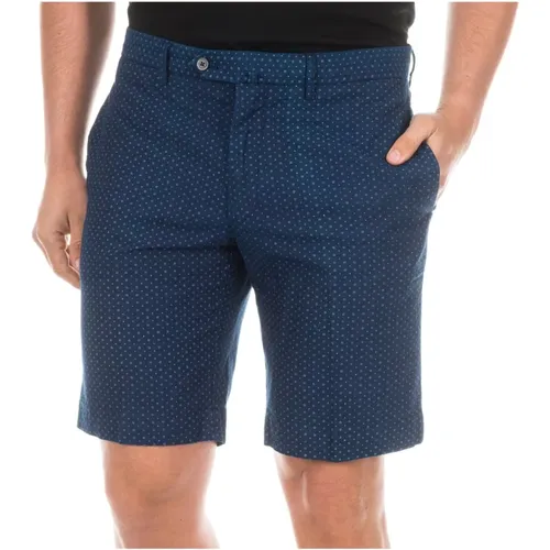 Dunkelblaue Denim Bermuda Shorts , Herren, Größe: W30 - Hackett - Modalova