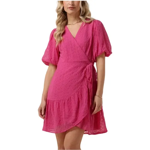 Fabulous Wrap Kleid für Eleganten Stil , Damen, Größe: M - Y.A.S - Modalova