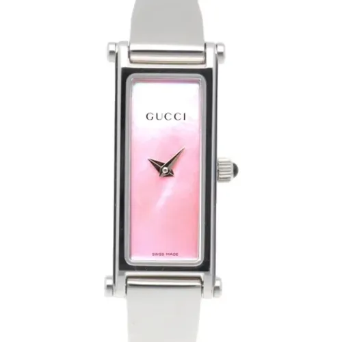 Pre-owned Stainless Steel watches , female, Sizes: ONE SIZE - Gucci Vintage - Modalova