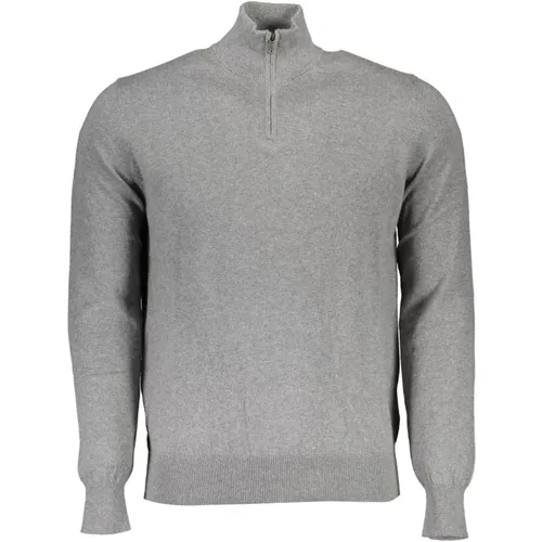 Umweltfreundlicher Halb-Zip Langarm-Pullover , Herren, Größe: 3XL - North Sails - Modalova