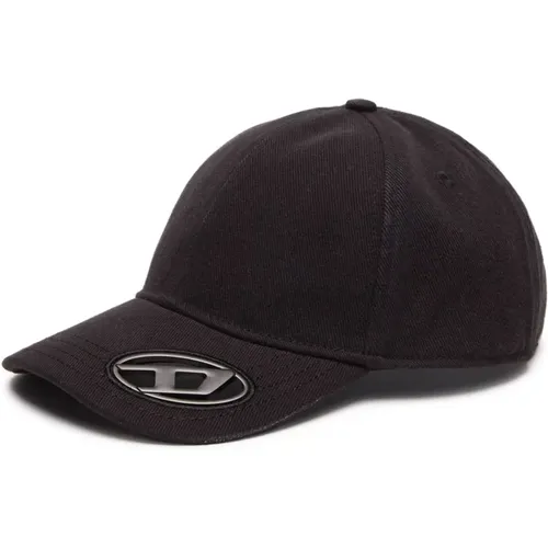 Baseball Cap with Oval D , male, Sizes: ONE SIZE - Diesel - Modalova