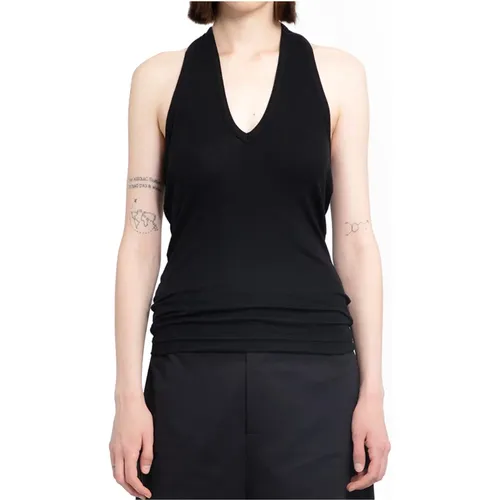 Sleeveless V-Neck Top , female, Sizes: L, M, S - Thom Krom - Modalova