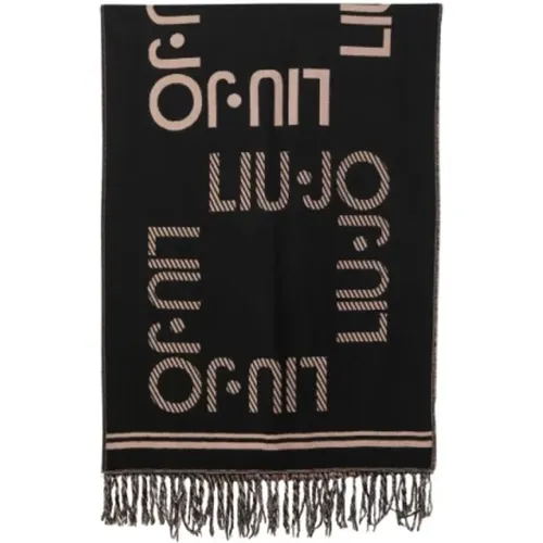 Monogram Stole Scarf , Damen, Größe: ONE Size - Liu Jo - Modalova