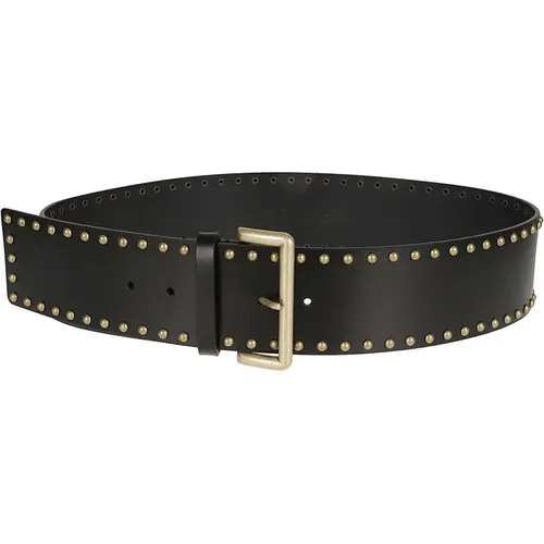 Leather Belt Made in Italy , female, Sizes: M - Alessia Zamattio - Modalova