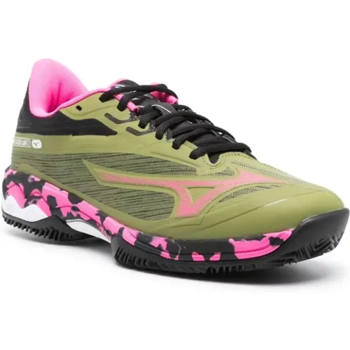 Panelled Fabric Trainers , female, Sizes: 4 UK - Mizuno - Modalova