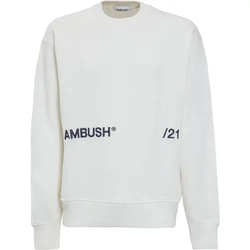 Weißes Logo Sweatshirt für Männer - Ambush - Modalova