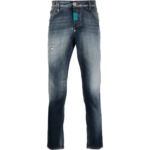 Skinny Fit Denim Trousers , male, Sizes: W36, W31, W30 - Philipp Plein - Modalova