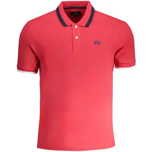 Cotton Polo Shirt with Short Sleeves , male, Sizes: M, S, 2XL, XL - LA MARTINA - Modalova