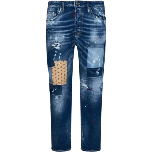 Slim-fit Jeans , Herren, Größe: M - Dsquared2 - Modalova