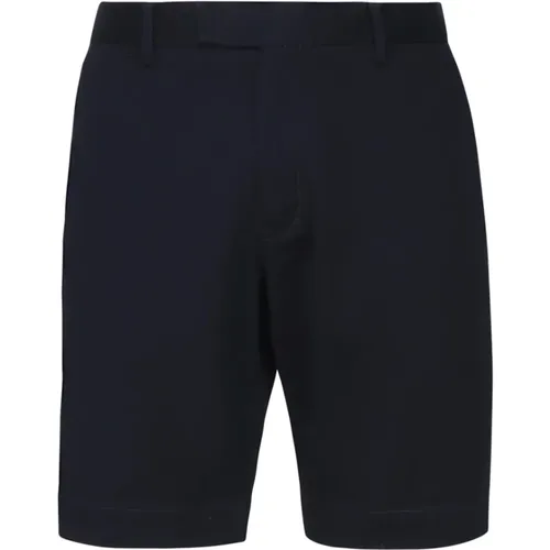 Marineblaue Baumwollshorts Reißverschluss Taschen , Herren, Größe: W38 - Ralph Lauren - Modalova