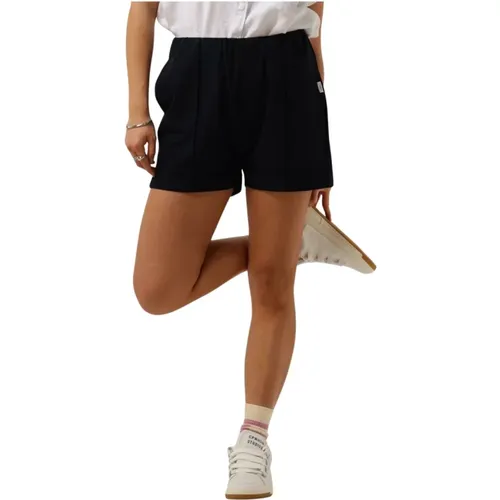 Dunkelblaue Casual Shorts , Damen, Größe: M - Penn&Ink N.Y - Modalova