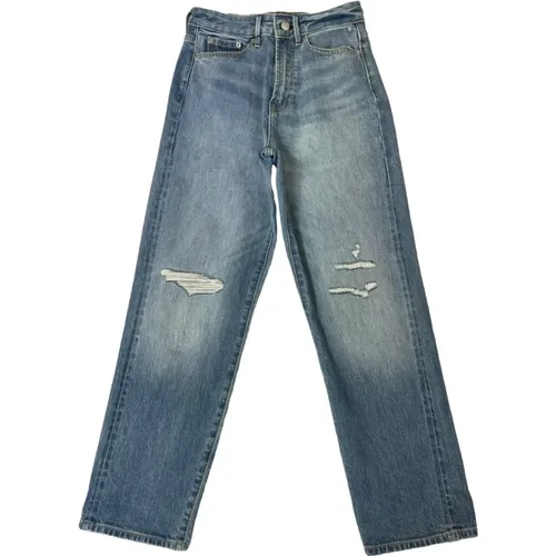 Wide Leg Fit Mid Jeans , male, Sizes: W28 L30, W25 L28, W24 L28, W27 L30 - Denham - Modalova