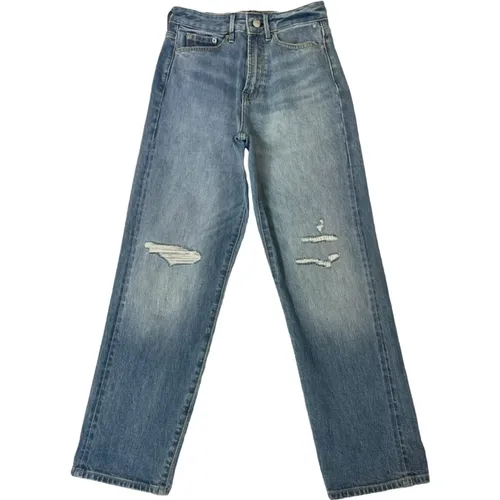 Wide Leg Fit Mid Jeans , male, Sizes: W28 L30, W25 L28, W29 L29, W24 L28, W27 L30, W31 L30 - Denham - Modalova