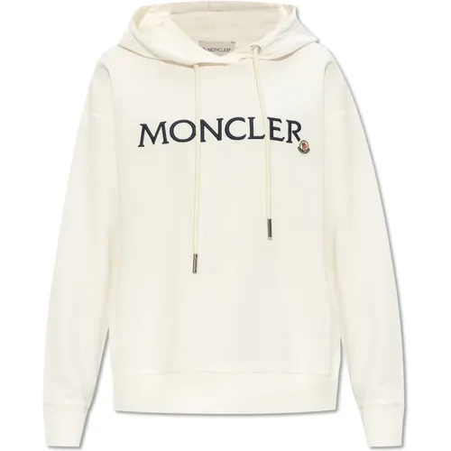 Kapuzenpullover mit Logo , Damen, Größe: M - Moncler - Modalova