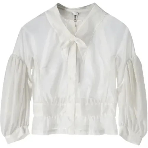 Weiße Polyester-Bluse mit Peplum-Saum - Comme des Garçons - Modalova