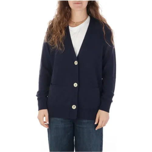 Wo Cardigan , female, Sizes: XS, S, L, M - Filippo De Laurentiis - Modalova