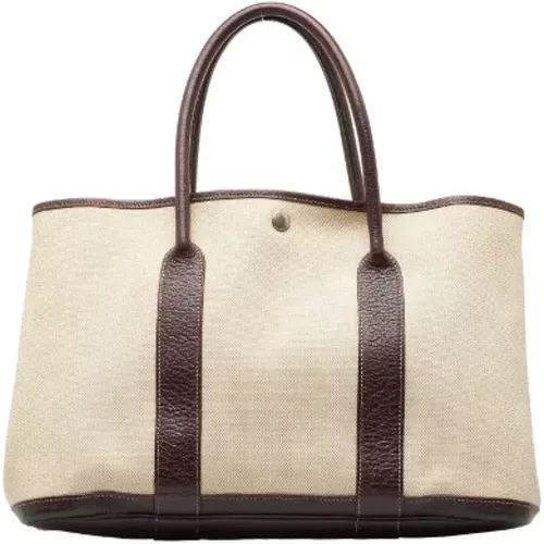 Pre-owned Canvas handbags , female, Sizes: ONE SIZE - Hermès Vintage - Modalova