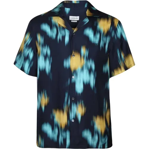 Silk Multicolour Thunder Shirt , male, Sizes: S, M - Lanvin - Modalova