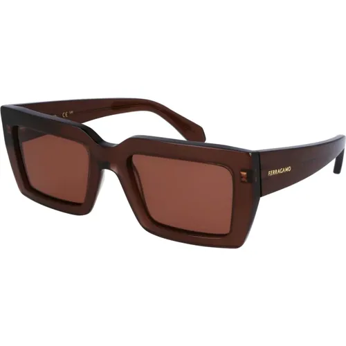 Stylische Sonnenbrille Sf1108S 232 , unisex, Größe: 54 MM - Salvatore Ferragamo - Modalova