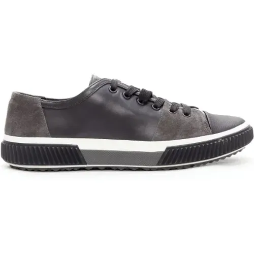 Pre-owned Leather sneakers , female, Sizes: 6 1/2 UK - Prada Vintage - Modalova