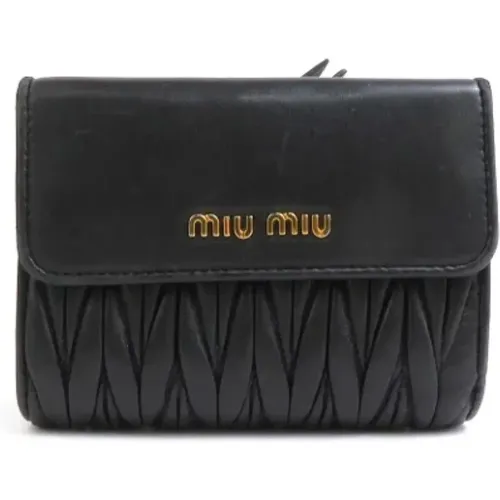 Pre-owned Leder portemonnaies - Miu Miu Pre-owned - Modalova