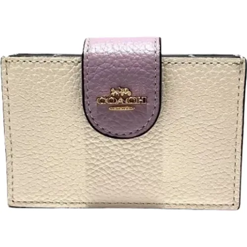 Pre-owned Leather wallets , female, Sizes: ONE SIZE - Coach Pre-owned - Modalova