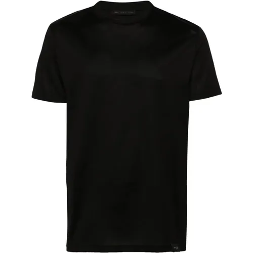 Cotton T-shirt with Logo , male, Sizes: 4XL, 3XL - Low Brand - Modalova