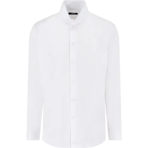 Weiße Hemden für Männer , Herren, Größe: L - Balmain - Modalova