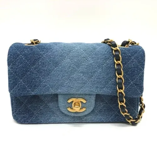 Pre-owned Denim chanel-bags , female, Sizes: ONE SIZE - Chanel Vintage - Modalova