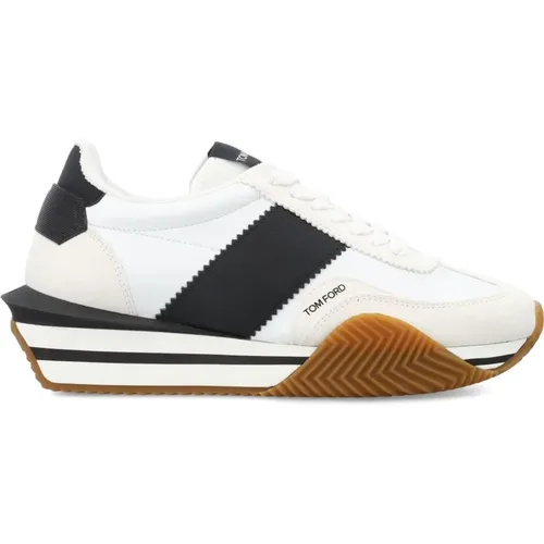 Black Sneakers Low-top Style , male, Sizes: 10 UK - Tom Ford - Modalova