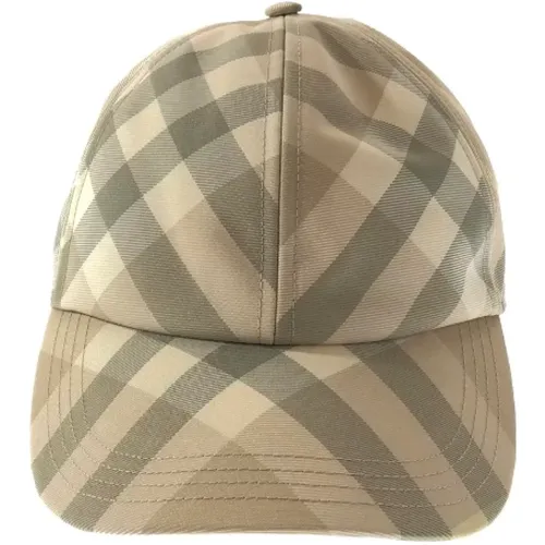 Pre-owned Cotton hats , female, Sizes: ONE SIZE - Burberry Vintage - Modalova