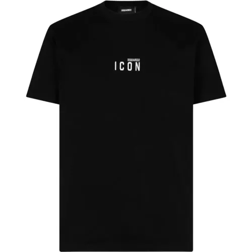 Mini Logo T-shirt , Herren, Größe: XL - Dsquared2 - Modalova