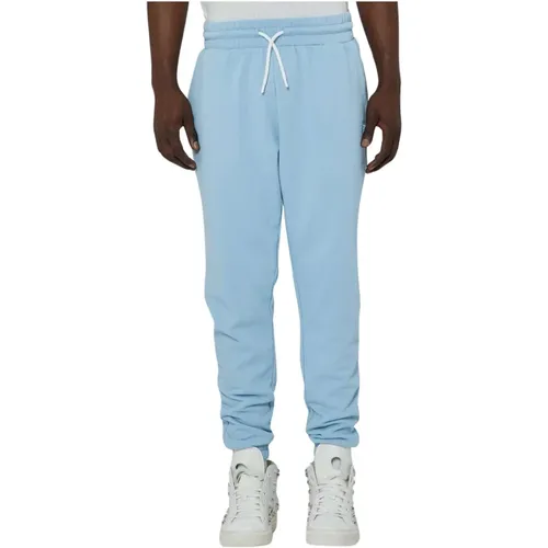 Basic Jogginghose Elastischer Bund Taschen Besticktes Logo , Herren, Größe: L - John Richmond - Modalova