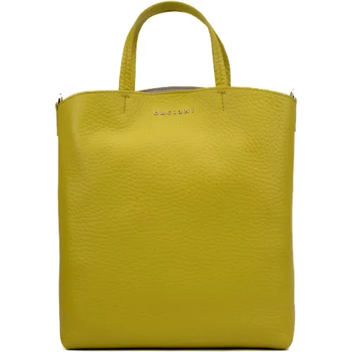Leather Shopping Bag , female, Sizes: ONE SIZE - Orciani - Modalova
