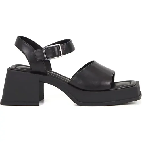 Schwarze flache Sandalen für Frauen - Vagabond Shoemakers - Modalova