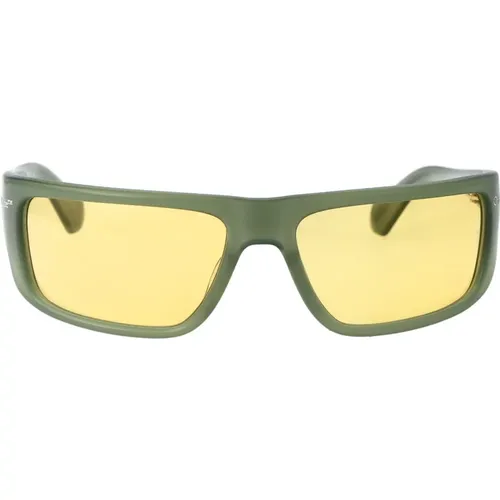 Stylish Bologna Sunglasses for Summer , unisex, Sizes: 62 MM - Off White - Modalova