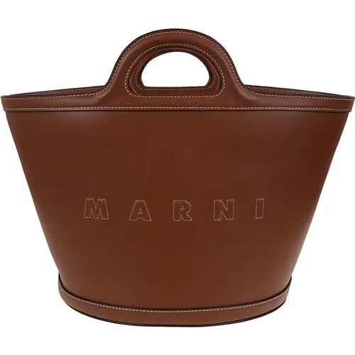 Maroon Tropicalia Handtasche Marni - Marni - Modalova
