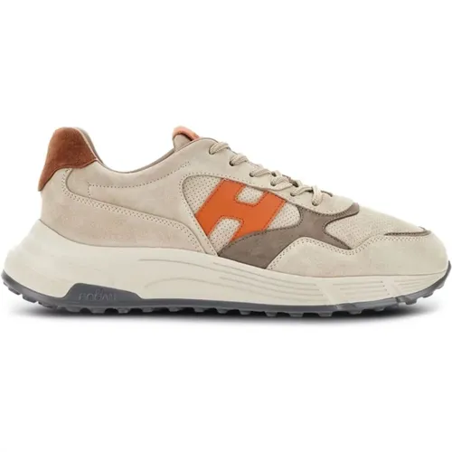 Hyperlight Lace-Up Sneakers , male, Sizes: 8 UK, 11 UK, 8 1/2 UK, 5 UK, 9 1/2 UK, 7 UK, 5 1/2 UK, 7 1/2 UK, 6 UK, 9 UK, 10 UK - Hogan - Modalova