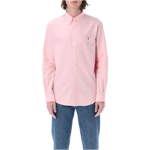 Custom Fit Shirt with Button-Down Collar , male, Sizes: XL - Ralph Lauren - Modalova