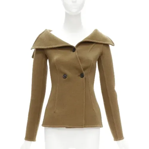 Pre-owned Wool outerwear , female, Sizes: XS - Celine Vintage - Modalova