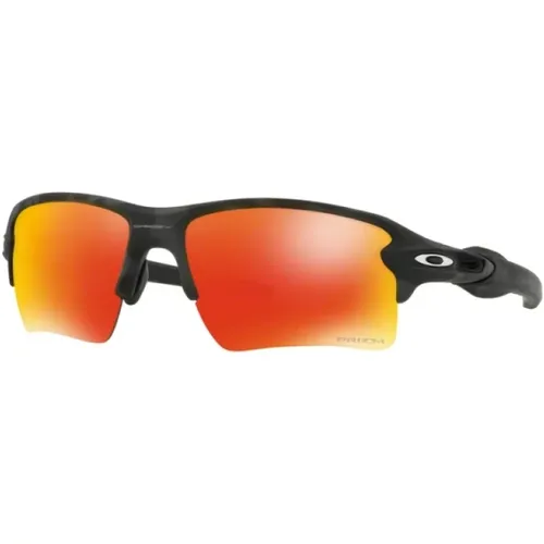Matte Grey Smoke Prizm Road Sonnenbrille , Herren, Größe: 59 MM - Oakley - Modalova