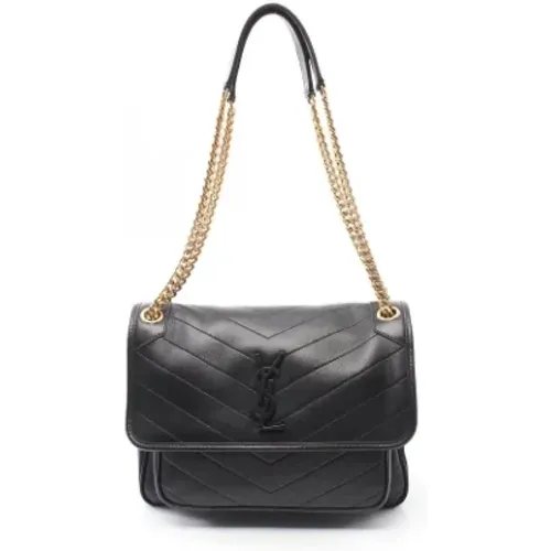 Pre-owned Leather shoulder-bags , female, Sizes: ONE SIZE - Saint Laurent Vintage - Modalova