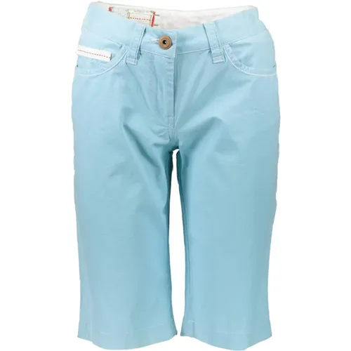 Blaue Bermuda-Shorts mit 7 Taschen , Herren, Größe: W27 - Murphy&Nye - Modalova