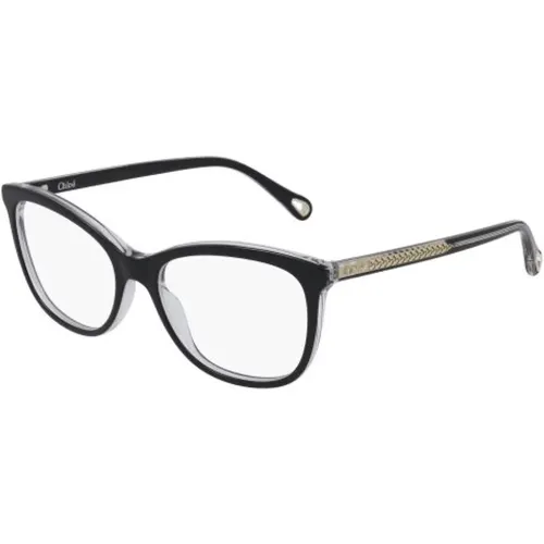 Schwarze Transparente Sonnenbrille , unisex, Größe: 52 MM - Chloé - Modalova