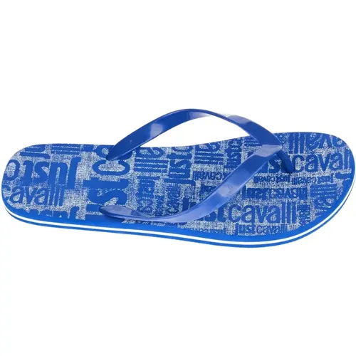 Logo Flip Flop Sandal , male, Sizes: 12 UK, 9 UK, 11 UK, 10 UK - Just Cavalli - Modalova